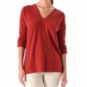 Vince Cashmere/Wool Blend V-Neck Sweater